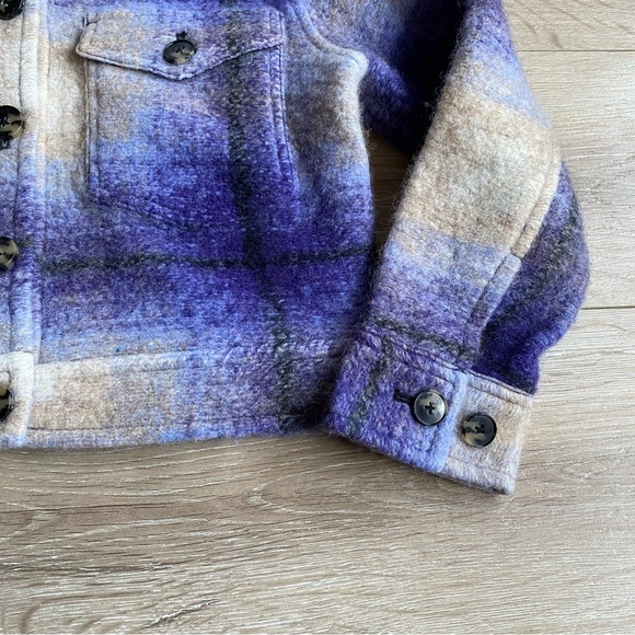 Wilfred Aritzia Autumn shirt jacket violet mohair - Picture 8 of 12